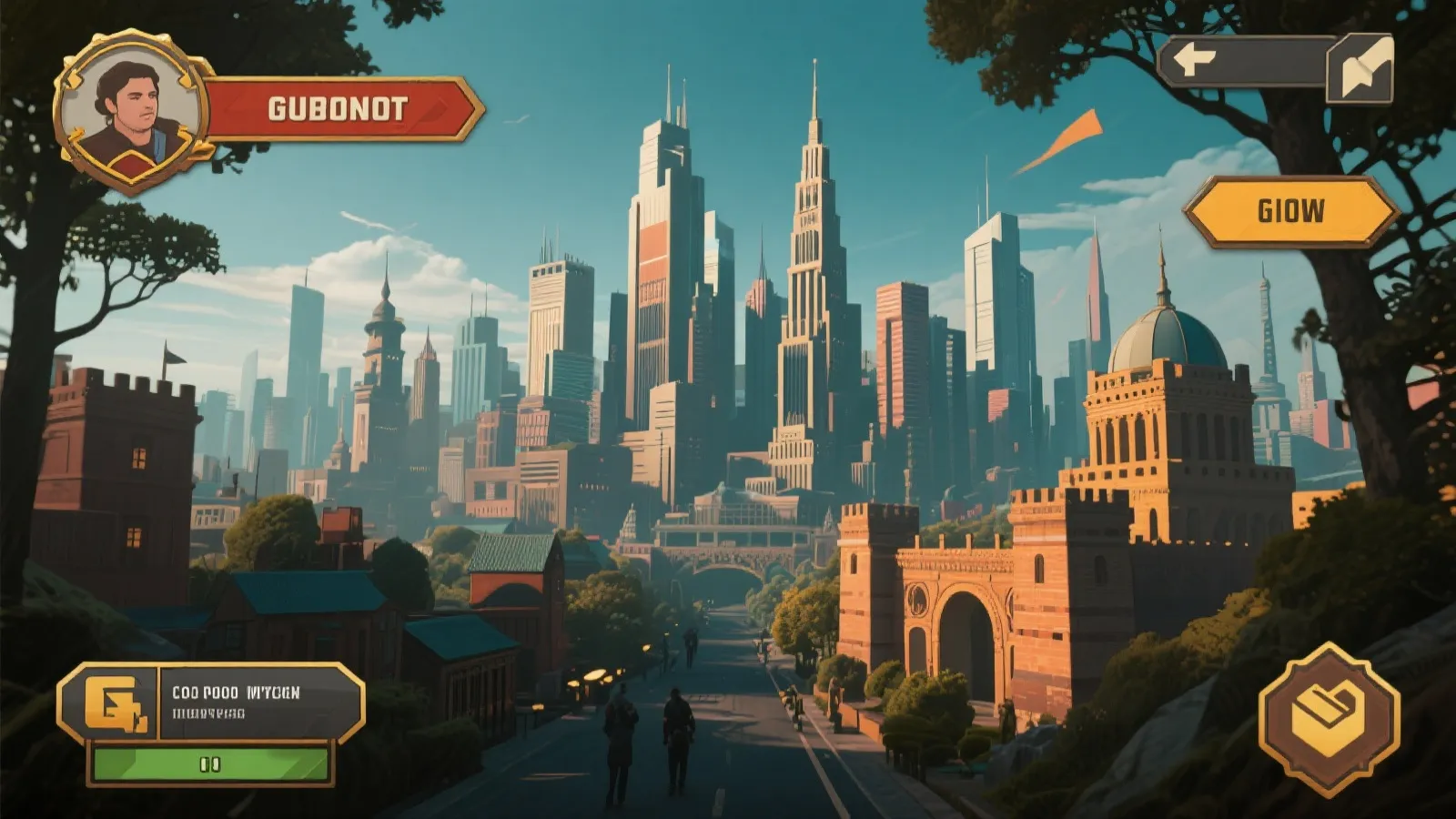 沉浸式城市风貌主题图