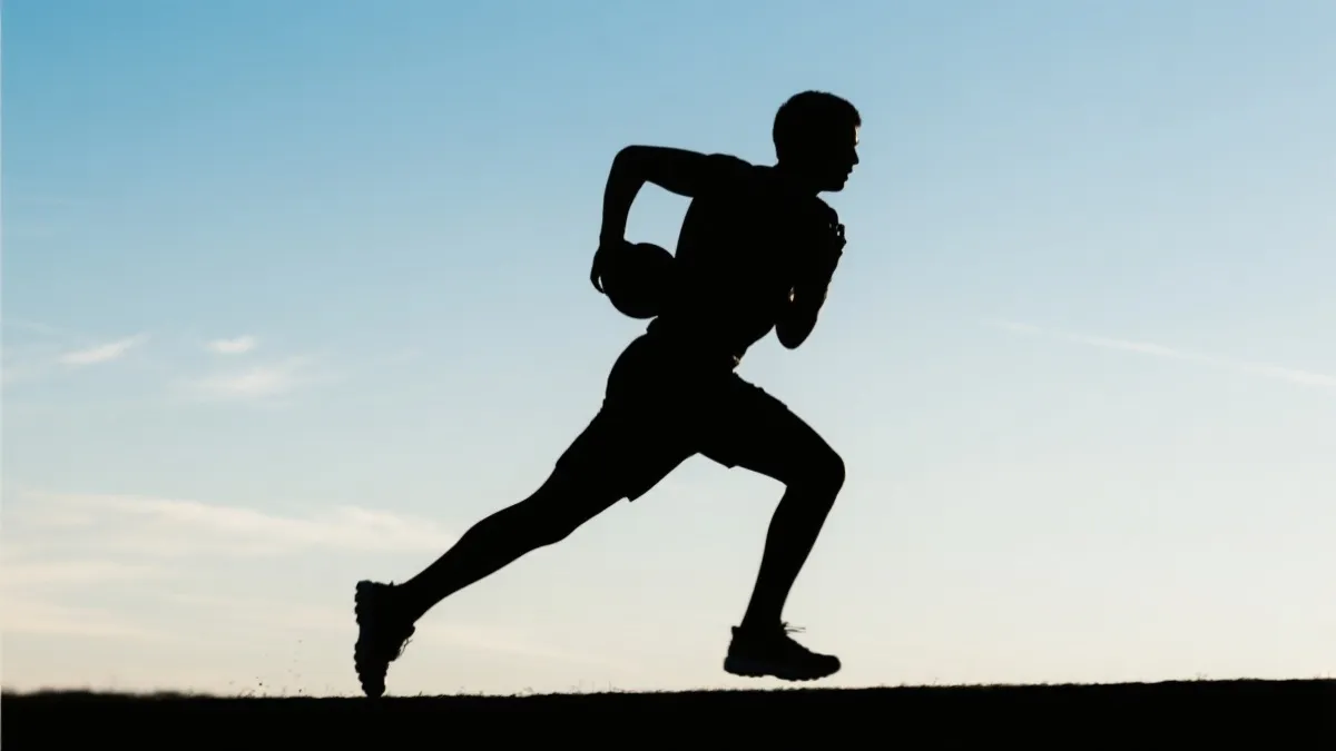 玩家动作剪影示意图